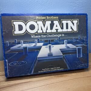 Vintage 1983 Domain BoardGame Parker Brothers Strategy Shape Tetrisy COMPLETE